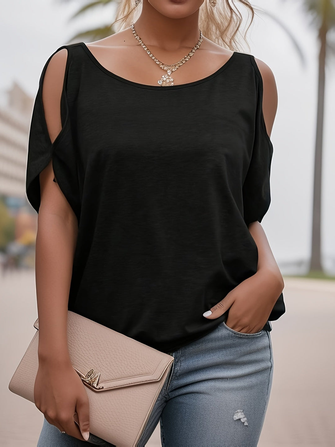 Fleurine™ | Top à Épaules Dégagées
