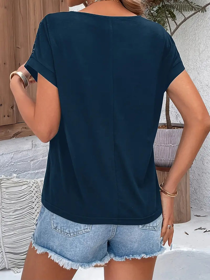 Lulu™ | T-shirt Chic à Manches Chauve-Souris