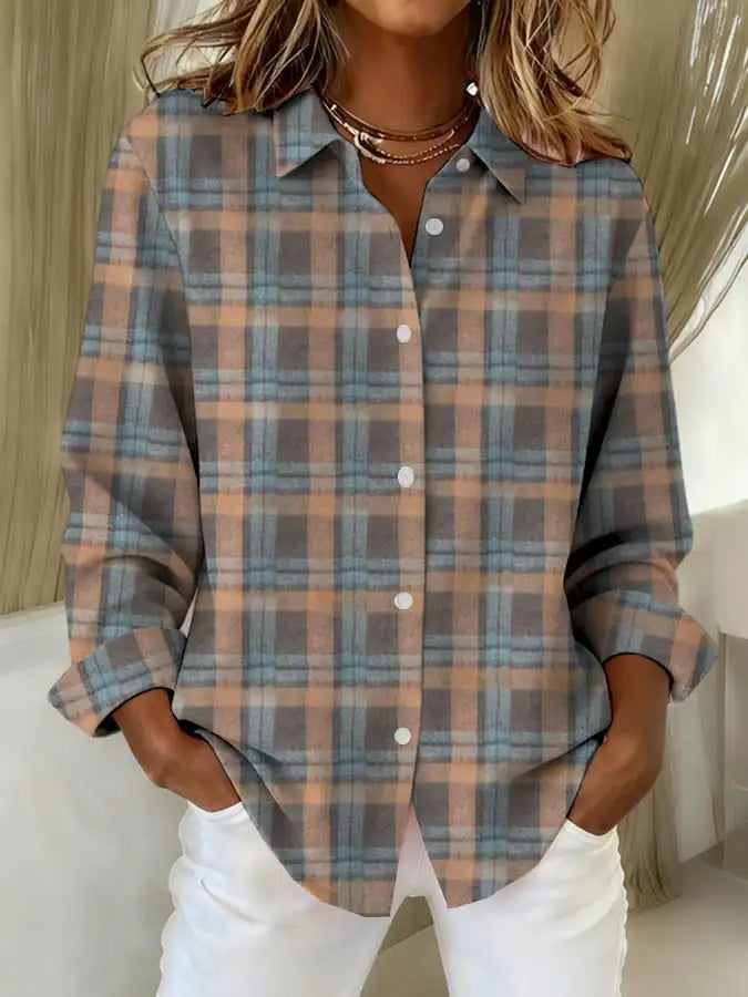 Margaux™ | Cardigan en Tricot Doux à Carreaux